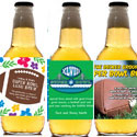 Super Bowl beer bottle labels